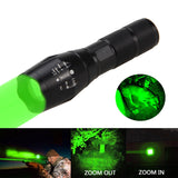 Portable Mini LED ZOOM  Flashlight Torch