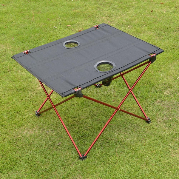 Aluminum alloy portable folding table