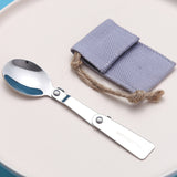 Outdoor Camping Foldable Stainless Steel Spoon