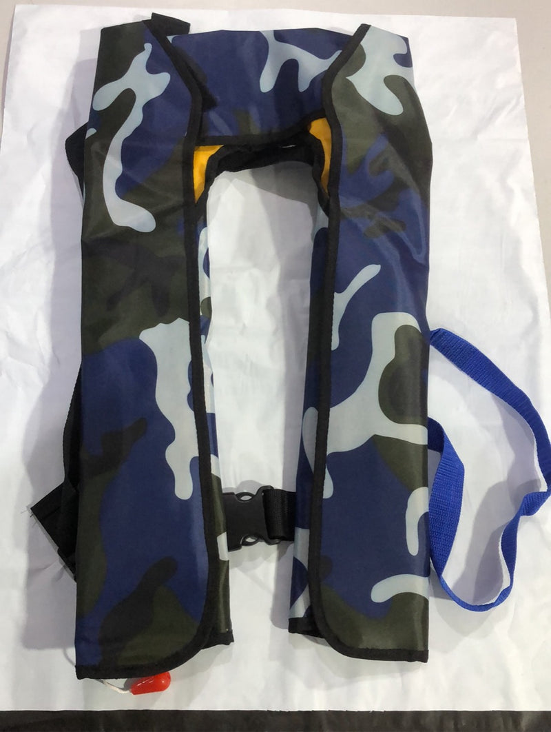 Inflatable life jacket