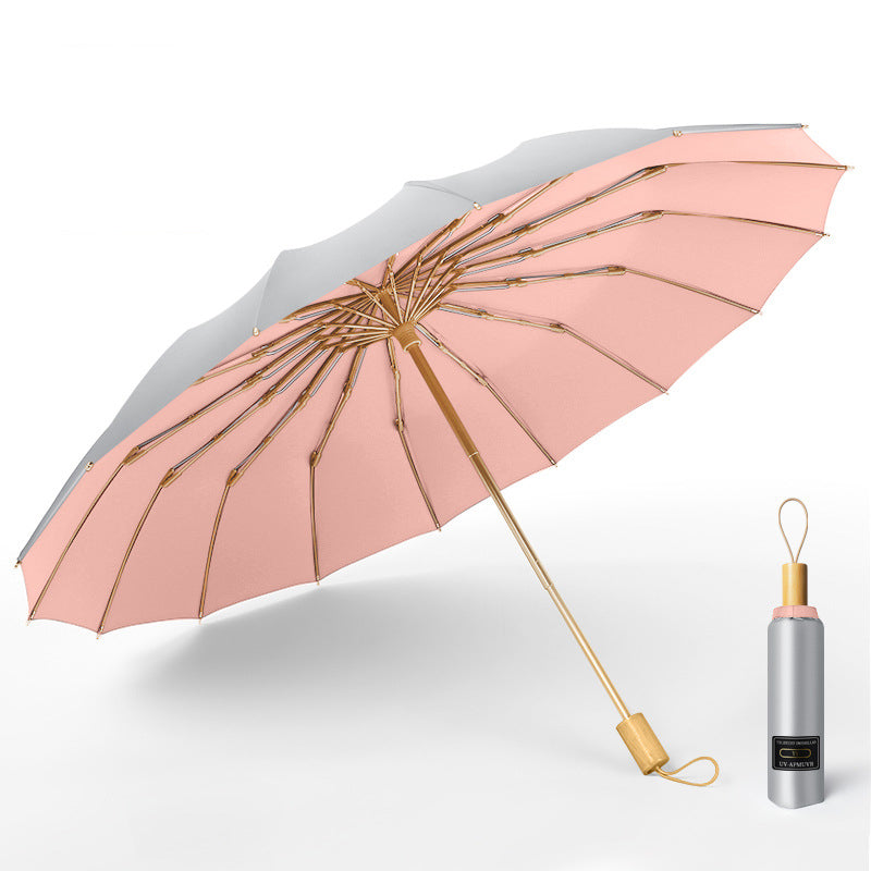 Double-Purpose Folding Umbrella