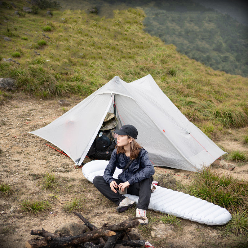 Ultra-light 20D Double-sided Silicon Coated Poleless Tent