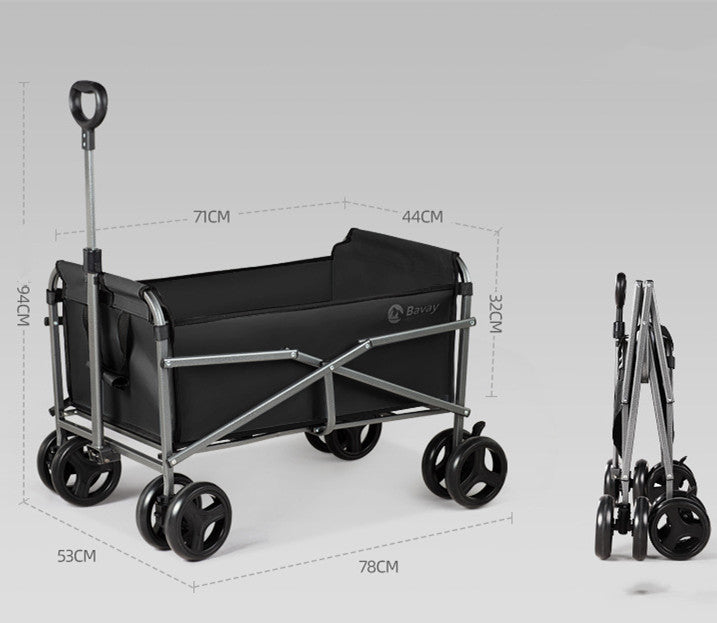 Outdoor Camping Trolley Storage