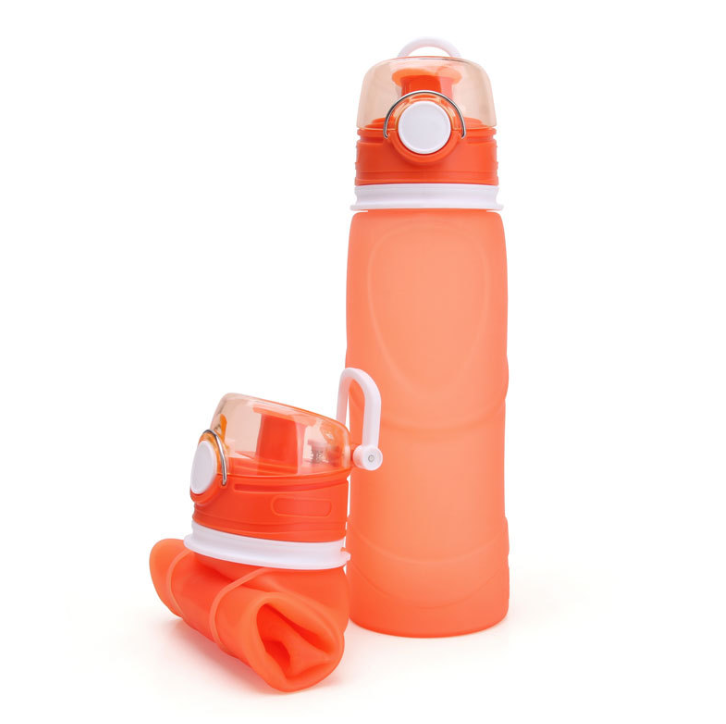 Silicone Folding travel Water Bottle