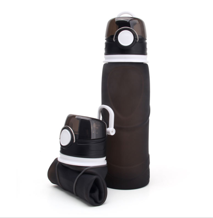 Silicone Folding travel Water Bottle