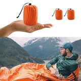 Emergency Sleeping Bag Aluminized Orange Outdoor