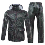Camouflage raincoat set