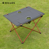 Aluminum alloy portable folding table