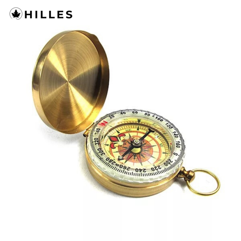 Outdoor Pocket Watch Copper Compass