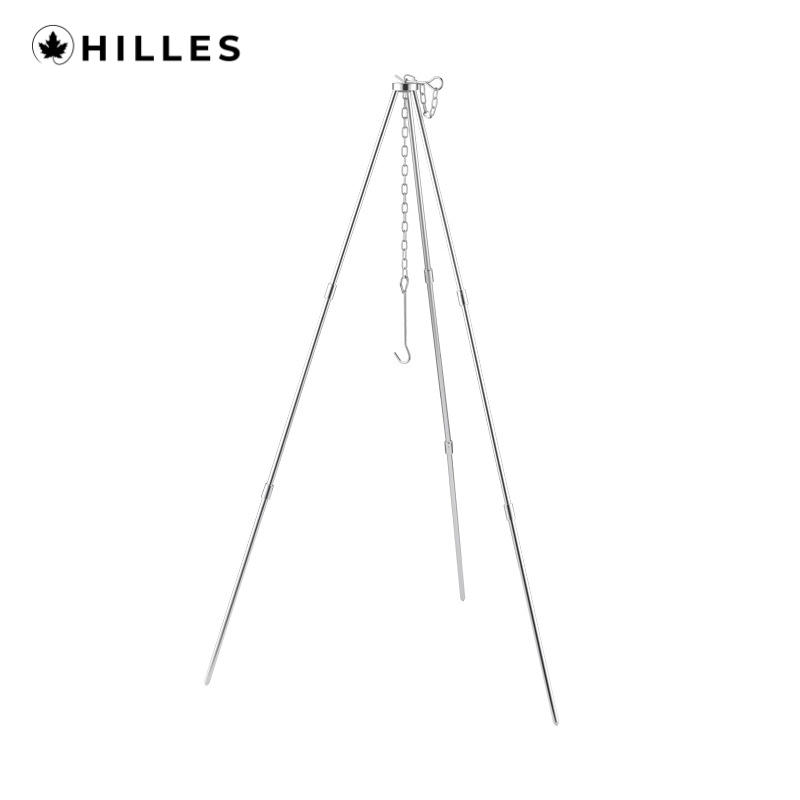 Outdoor Camping/Picnic Cooking Tripod Hanging Pot