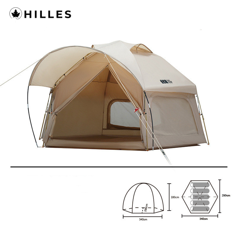 Outdoor Thickened Rainproof Portable Folding Automatic Camping Tent