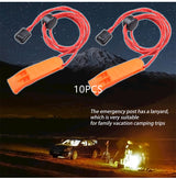 Outdoor Camping Hiking Adventure Survival Rescue Treble Whistle