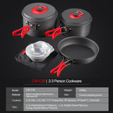 Outdoor Cookware Equipment Portable Pot Set