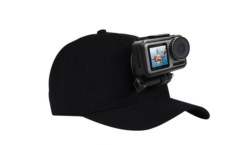 Canvas Sun Hat with Sports Action Camera